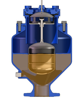 Abwasser-Entlüftungsventil aus duktilem Gusseisen DN50-DN200 für Abwassersysteme mit einer Temperaturbeständigkeit von ≤80℃