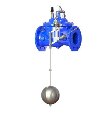 GGG50 Material Float Control Valve with EN1074-5 Flange and Hydraulic Actuator for Precise Flow Regulation