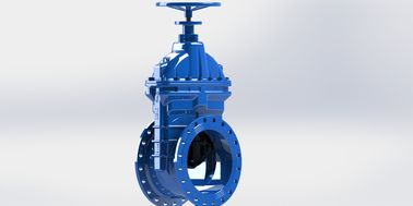 Korrosionsbeständige weiche Dichtungsflansche Typ Wassertorventil mit manueller / elektrischer Bedienung