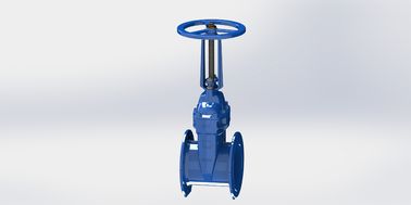 Korrosionsbeständige weiche Dichtungsflansche Typ Wassertorventil mit manueller / elektrischer Bedienung