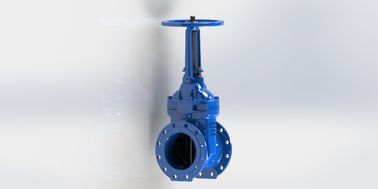 Korrosionsbeständige weiche Dichtungsflansche Typ Wassertorventil mit manueller / elektrischer Bedienung