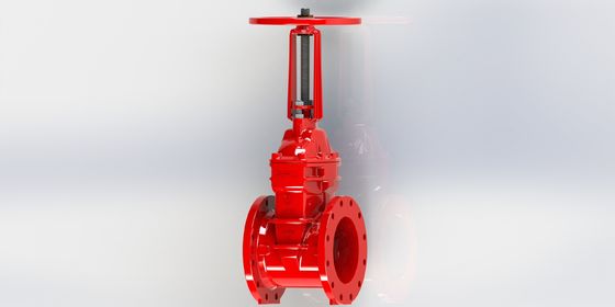 UL FM-Gatterventil mit EPDM-Dichtung und Fusionsgebundener Epoxidbeschichtung für Feuerlöschsysteme in Größen von 2 bis 12 Zoll