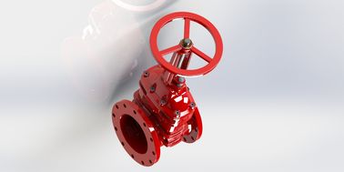 Klasse 125/150 Druck UL FM Torventil Handradbetrieb Fusionsgebundene Epoxybeschichtung