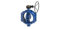 Diskette Ring Double Eccentric Butterfly Valve SS316 trug gangbetriebenes