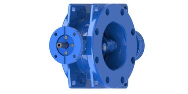 DN150mm SS304 Scheibenring Doppel exzentrisches Schmetterlingsventil mit Schwanzdichtung
