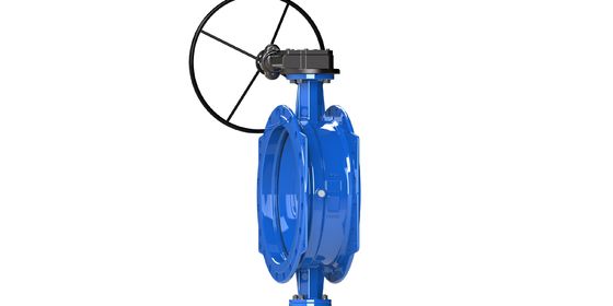 Doppelt exzentrisches Absperrventil 1-72 Zoll ANSI-Standard mit Gusseisenkörper für robuste Wasserleitungssysteme