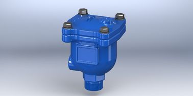 Blaues kleines Edelstahl-Float-Luftventil, Epoxydurchlappung Luftflussregelungsventile