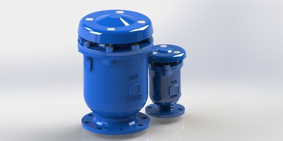 Kombinations-Entlüftungsventil mit Schwimmer aus Edelstahl und Flanschanschluss für PN10-16-25 Drucksysteme