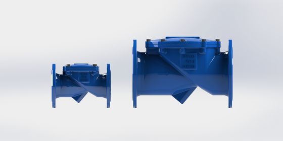 Duktile Eisen Schwenk-Rückschlagventil mit Flanschanschluss und EPDM-Dichtung für industrielle Rohrleitungssteuerung