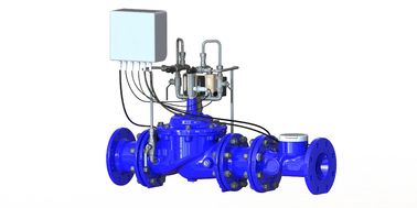 Blau RAL 5005 NSF61 Wasserregelungsventil mit SS304 Innenteilen und EPDM-Körpersitz