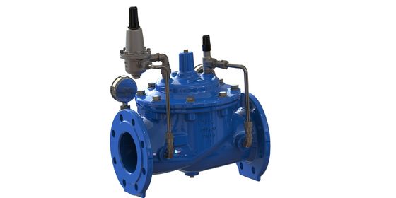 Nylonverstärkung mit EPDM-Membran Wasserdruckminderer mit Flanschanschluss EN1092-2 und GGG50 Material