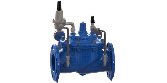Nylonverstärkung mit EPDM-Membran Wasserdruckminderer mit Flanschanschluss EN1092-2 und GGG50 Material
