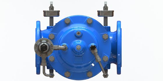 EN1092-2 Flansch-Standardwasserdrucksenkende Ventil mit epoxybeschichtetem Körper und SS304-Sitz
