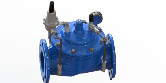 GGG50 Grauguss-Wasserdruckminderer mit Edelstahl 304 Pilot und Nylonverstärkung mit EPDM-Membran