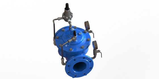 Flanschanschluss-Wasserdruckminderer mit SS304-Sitz und epoxidbeschichteter Oberfläche für Langlebigkeit