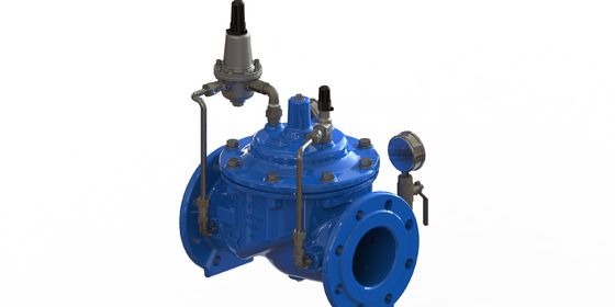 GGG50 Grauguss-Wasserdruckminderer mit Edelstahl 304 Pilot und Nylonverstärkung mit EPDM-Membran
