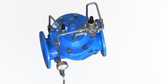 Drucksicherungsventil mit verstärktem Nylon-Diaphragma und Flanschanschluss für maximalen Druck PN25