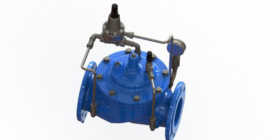Maximaldruckhalteventil PN25 mit Flanschanschluss und duktilem Eisenmaterial für 2-40-Zoll-Rohrleitungen