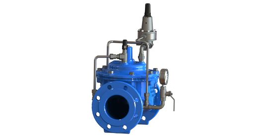 Ventil zur Aufrechterhaltung des Drucks für die Verbindung von Flanzen aus zartem Eisen mit Nenndruck PN10 und Betriebstemperatur 0-80 °C