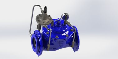 PN25 EN1074-5 Standardverstellbares hydraulisches Strömungsregelventil mit Edelstahlverkleidung