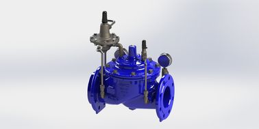 PN25 EN1074-5 Standardverstellbares hydraulisches Strömungsregelventil mit Edelstahlverkleidung