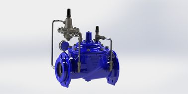 Pilot-Flussregelventil aus Edelstahl mit EPDM-Dichtungs-Handbetätigung für Temperaturbereich 0-80°F PN10/16/25