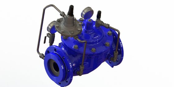 Hydraulisch betätigtes Durchflussregelventil mit EN1074-5-Standard und einem Temperaturbereich von 0-80 Grad Fahrenheit