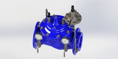 Manuell Blau Ral5005 Durchflussregelungsventil aus Edelstahl für duktile Eisenrohre Modell A400