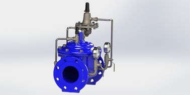 SS304 Pilotbetriebene Durchflussregelungsventile PN10/16/25 Ral5005 für den Temperaturbereich von 0-80 °F