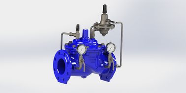 EPDM-Dichtungsflussregelungsventil SS304 Pilot EN1074-5 Nylonverstärkungsdiaphragma