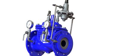 Blau Ral5005 EPDM Versiegelte A400 Durchflussregelungsventil SS304 Pilot