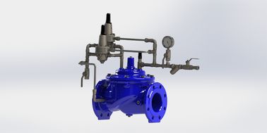 Flansche Endverbindung Hydraulisch betriebene Membranventil mit Nylonverstärkung und EPDM-Membran