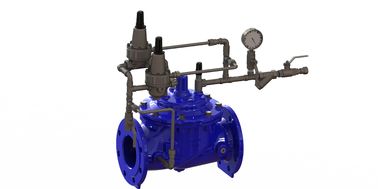 Wassersysteme Überspannung Ventil mit Flansche Ende Verbindung in Ral5005 Farbe und einfache Installation