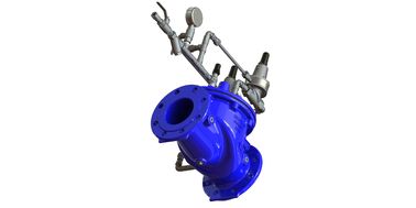 Wassersysteme Überspannung Ventil mit Flansche Ende Verbindung in Ral5005 Farbe und einfache Installation