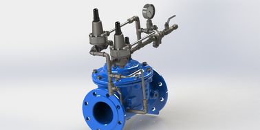 Flansche Endverbindung Hydraulisch betriebene Membranventil mit Nylonverstärkung und EPDM-Membran