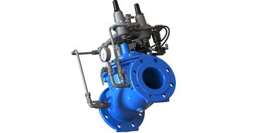 Pilotmaterial SS304 Blau RAL 5005 NSF61 Wassereinschaltventil aus zartem Eisen zur Gewässerkonservierung und -bewirtschaftung