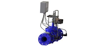Pilotmaterial SS304 Blau RAL 5005 NSF61 Wassereinschaltventil aus zartem Eisen zur Gewässerkonservierung und -bewirtschaftung