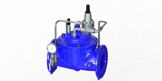 P500 Pilot-gesteuertes Wasserventil mit EPDM-Ventilsitz und SS304-Innenkomponenten für industrielle Anwendungen