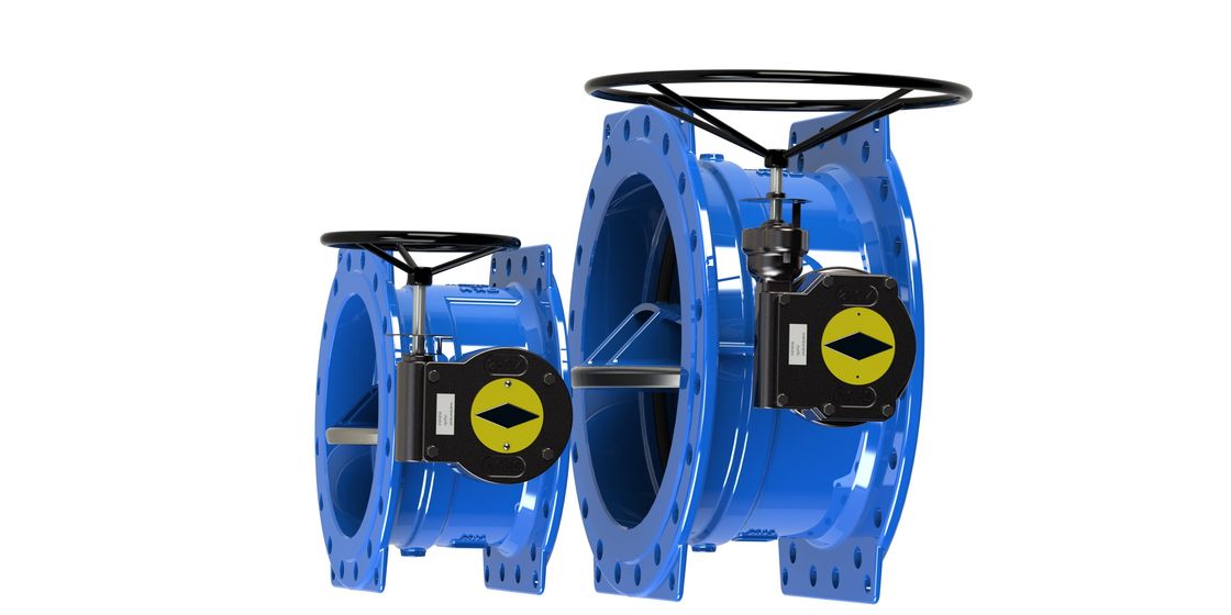 Düstliches Eisen-Dovetail-Design Doppel-exzentrisches Schmetterlingsventil für Wassersysteme in Restaurants und Bars