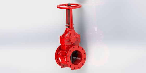 UL FM-Gatterventil mit EPDM-Dichtung und Fusionsgebundener Epoxidbeschichtung für Feuerlöschsysteme in Größen von 2 bis 12 Zoll